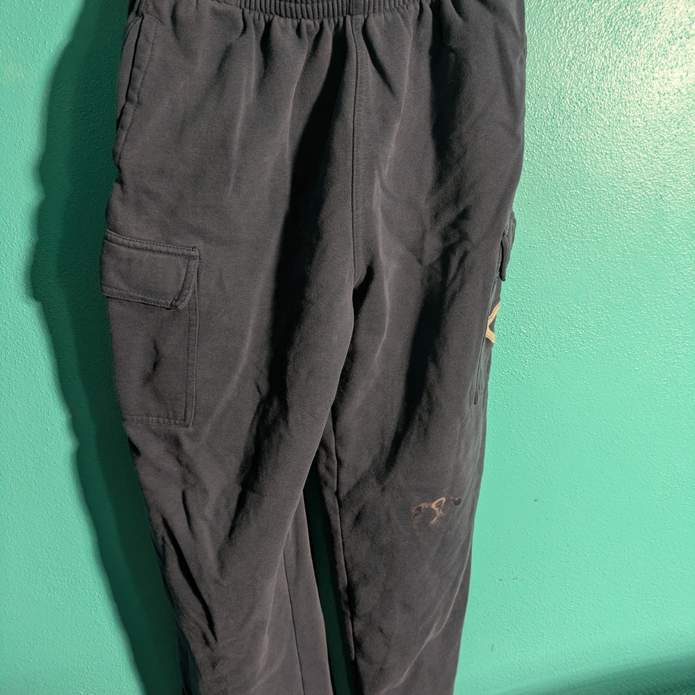 Women's Black Cargo Sweatpants - Casual Comfort